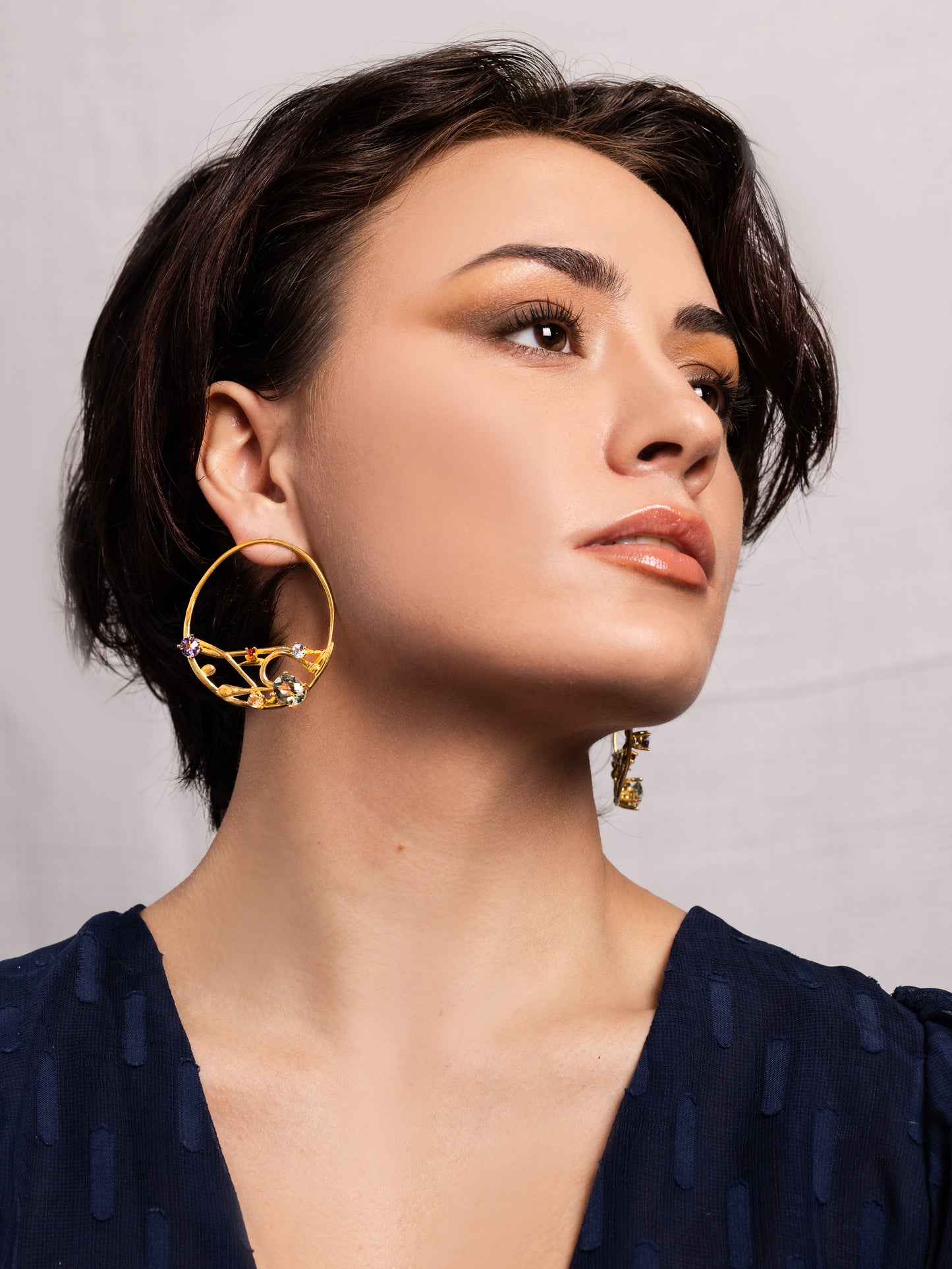 Confetti Hoop Earring