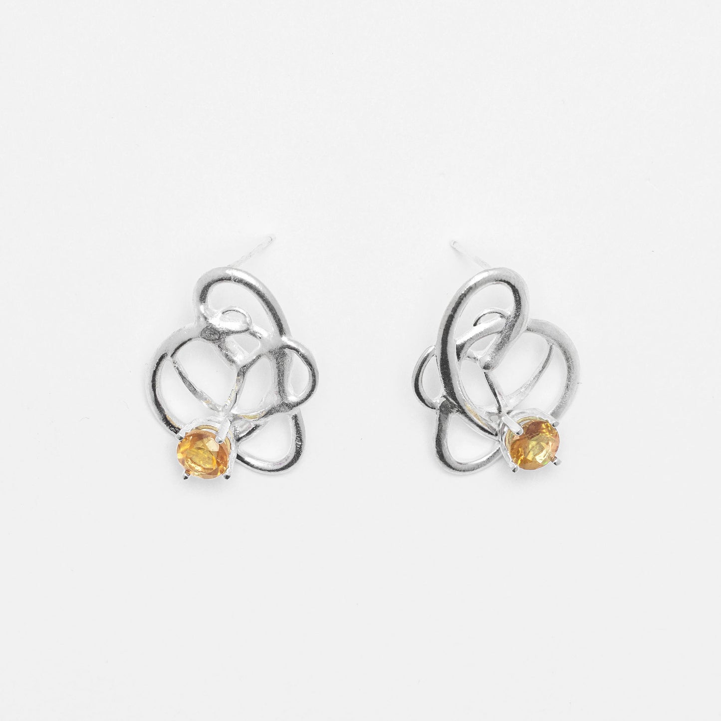 Droplet Earring with Stone